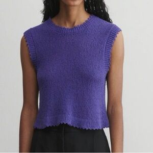 NWT Rachel Comey Relent  Knit Top in Purple
